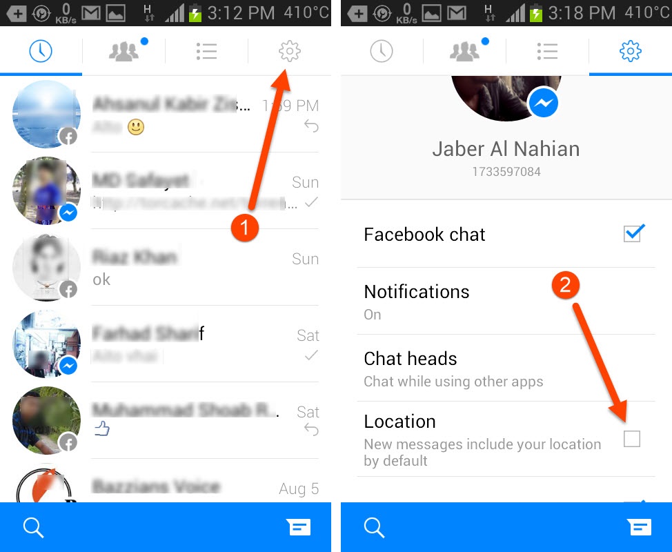 how to turn off messenger