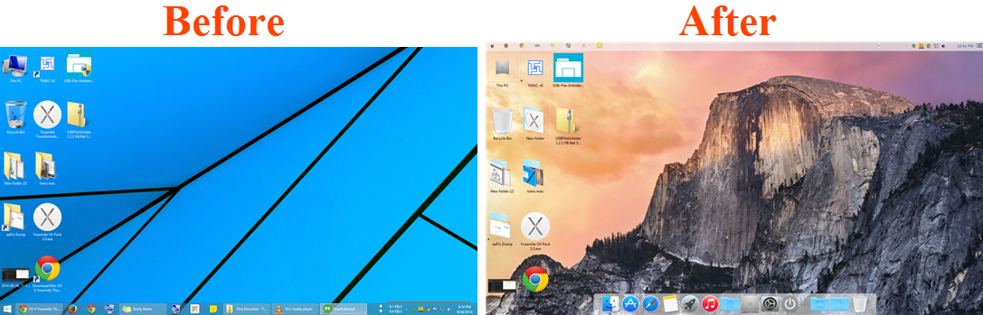 Mac os x yosemite transformation pack for windows 10