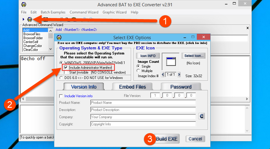 how to edit a batch file