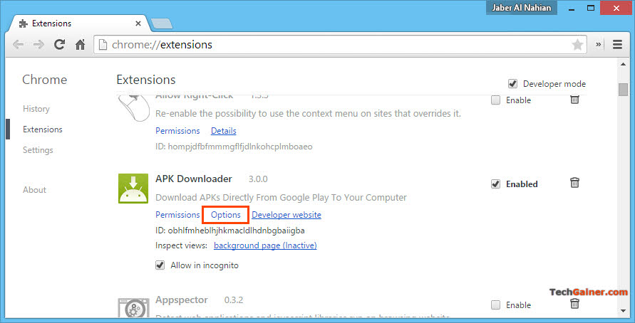 Add Download APK Button to Chrome for all Apps on Play 