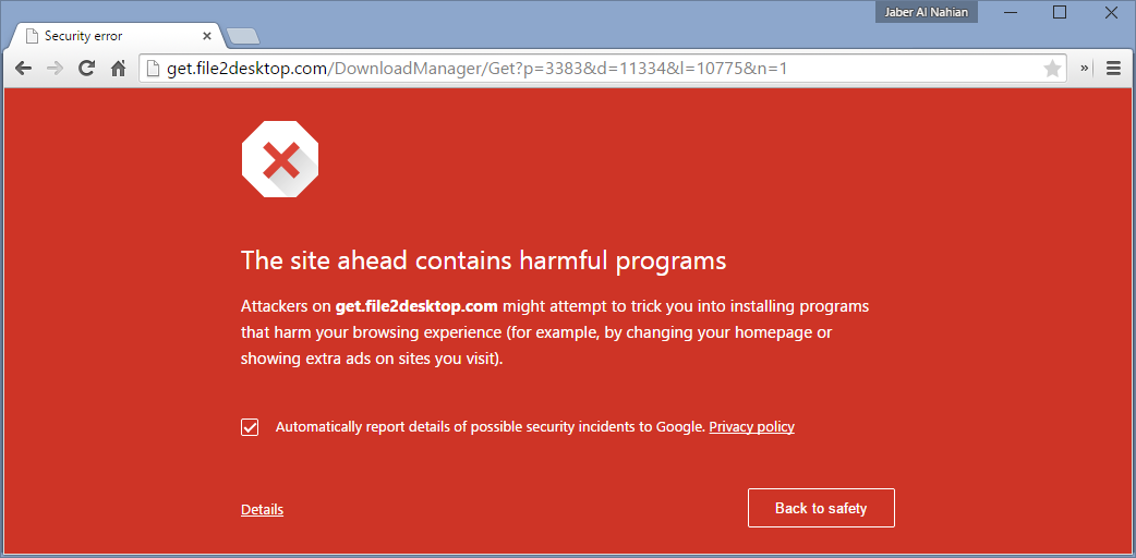 awesome screenshot chrome malware