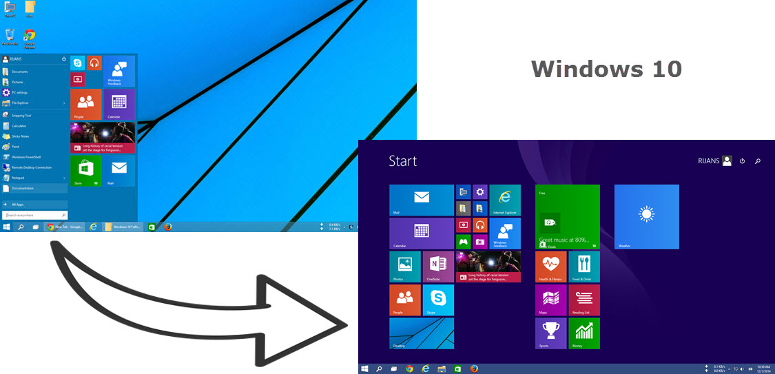 how to make any app full screen windows 10